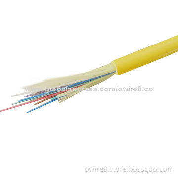 Indoor Fiber-optic Cable Per Meter Price, Tight-buffered 0.9mm single Mode 9/125 DistributionNew
